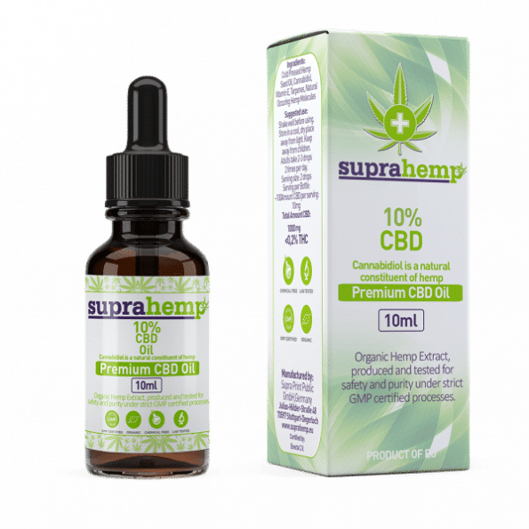 Suprahemp 10% CBD kapljice