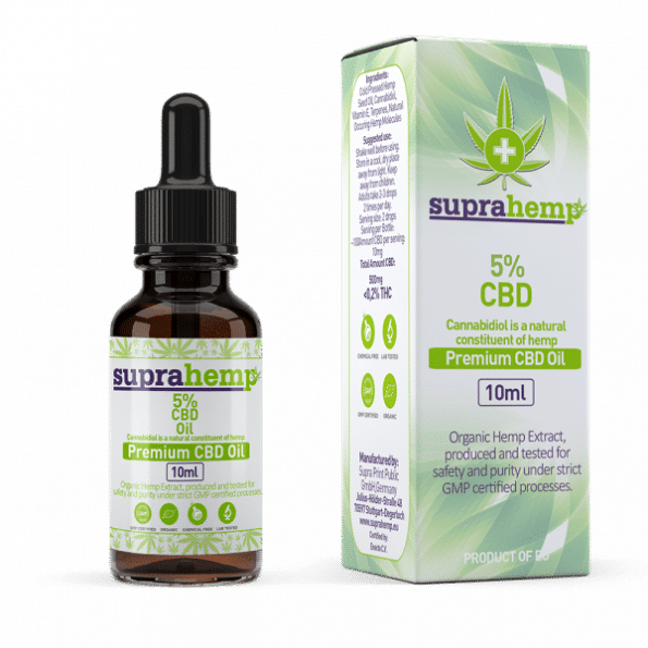 Suprahemp 5% CBD kapljice